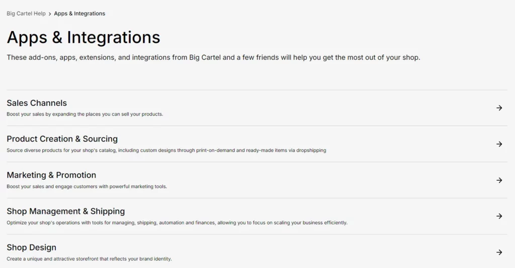 Apps and Integrations